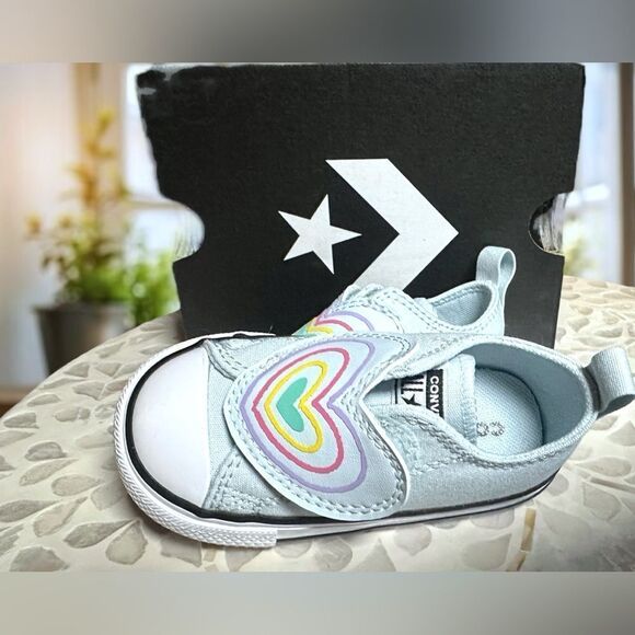 Converse Chuck Taylor All Star CTAS Toddler Baby One Strap Sneakers Shoes - Picture 3 of 16